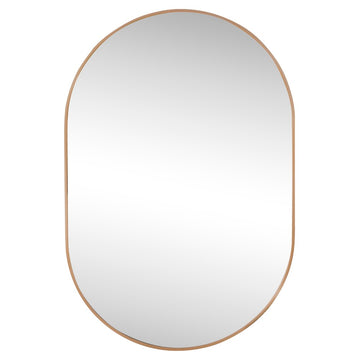 Milly 24 in. W x 36 in. H Medium Oval Metal Framed Wall Mirror - JONATHAN Y